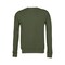 Bella + Canvas Unisex Sponge Fleece Drop Shoulder Sweatshirt - Military Green, Large